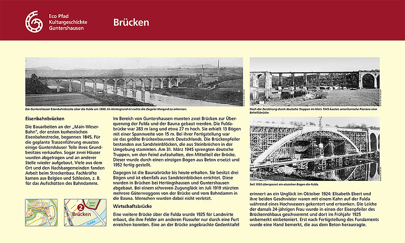 Tafel "Brücken"
