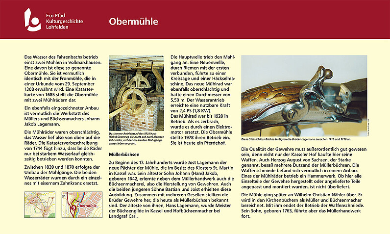 Tafel "Obermühle"
