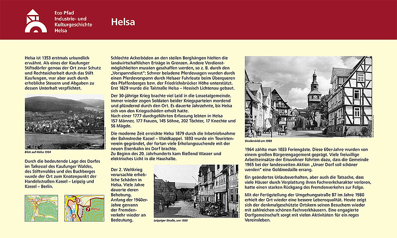 Tafel "Helsa" Tafel "Helsa"