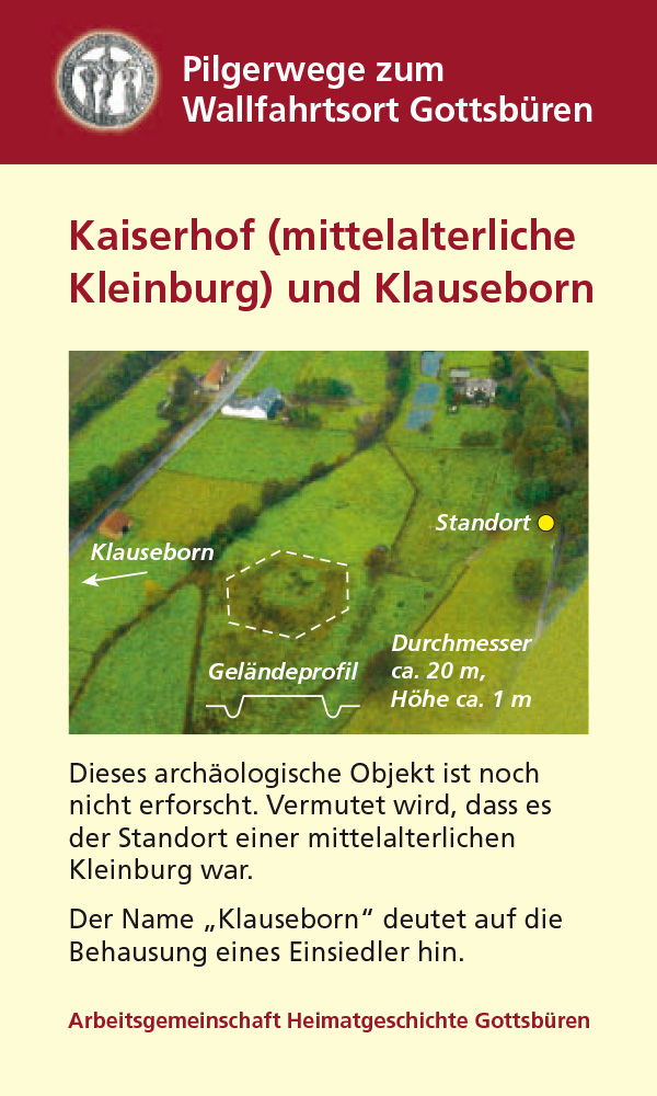 Infotafel "Kaiserhof und Kluausenborn"